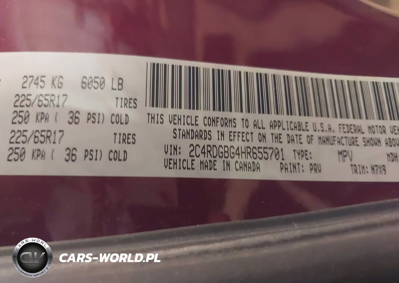 2017 Dodge Grand Caravan Se Plus VIN:2C4RDGBG4HR655701 - 9