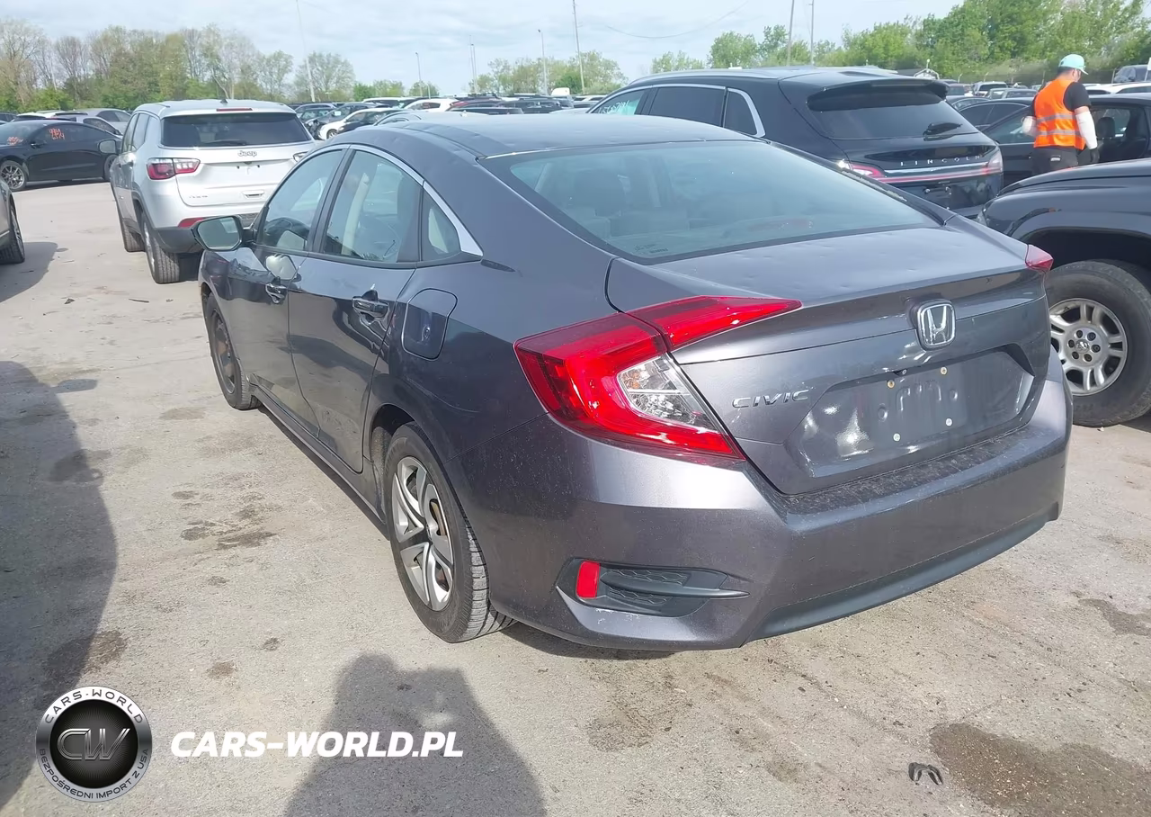 2017 Honda Civic Lx VIN:19XFC2F58HE065312 - 3