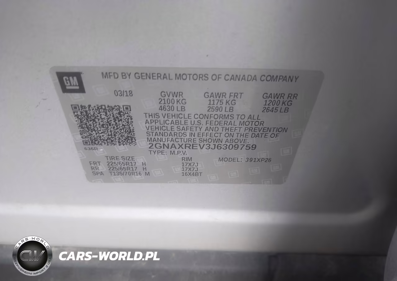 2018 Chevrolet Equinox Ls VIN:2GNAXREV3J6309759 - 9