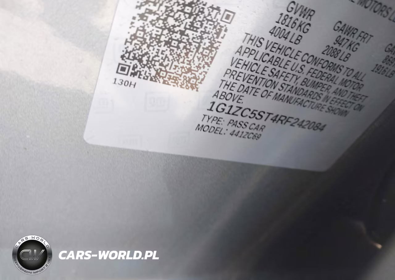 2024 Chevrolet Malibu Fwd 1Fl VIN:1G1ZC5ST4RF242084 - 9
