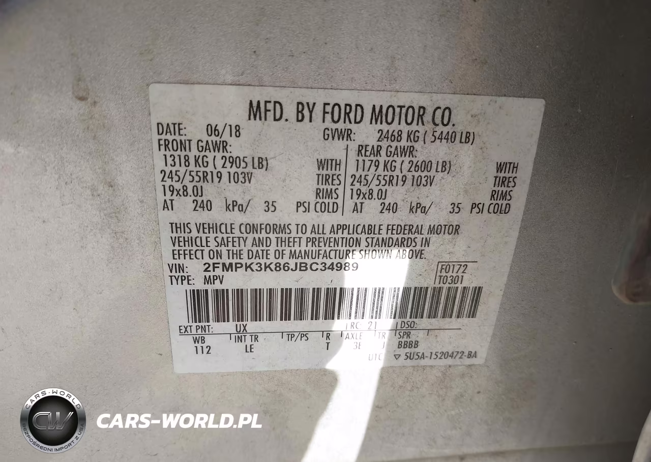 2018 Ford Edge Titanium VIN:2FMPK3K86JBC34989 - 9