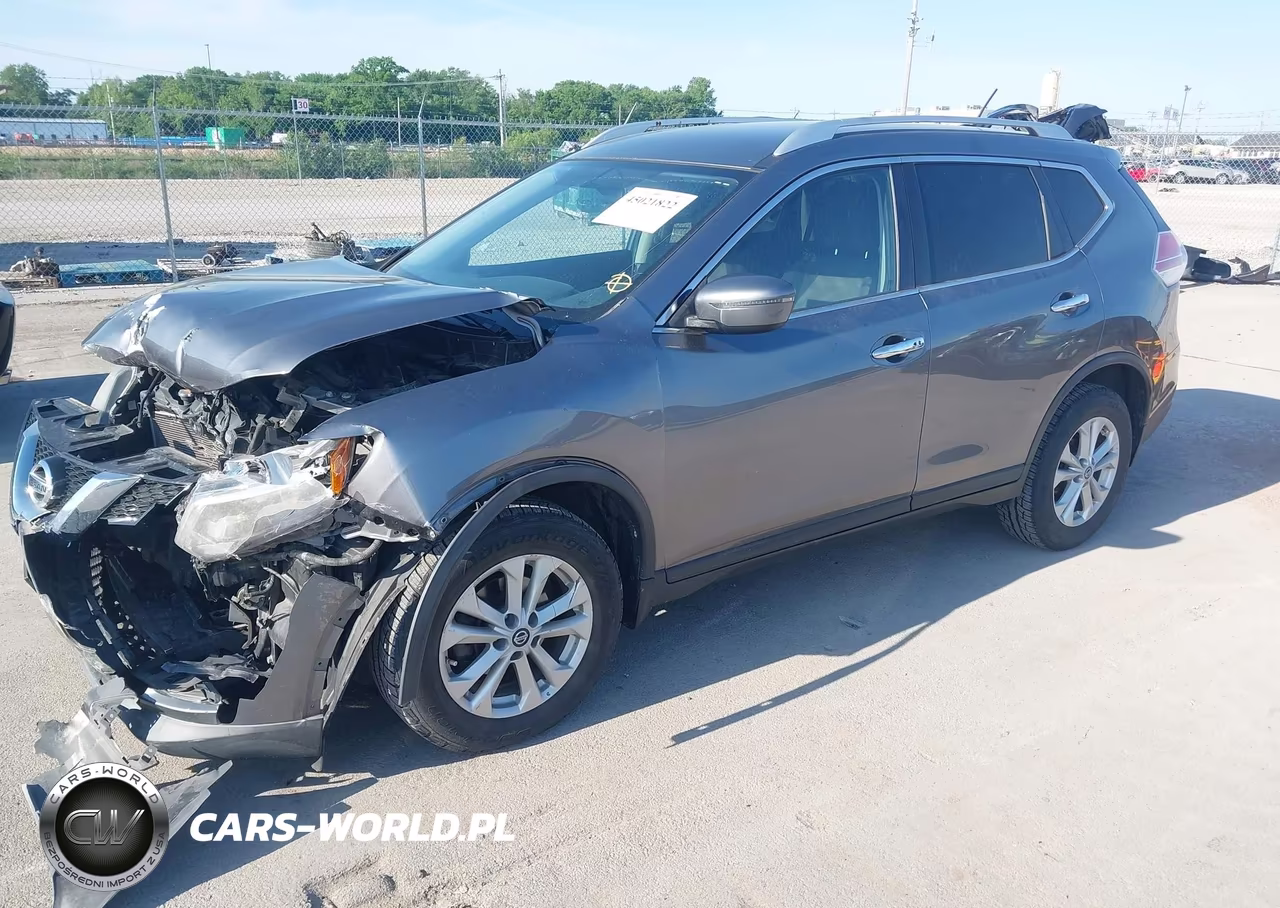 2016 Nissan Rogue Sv VIN:KNMAT2MV2GP651712 - 2