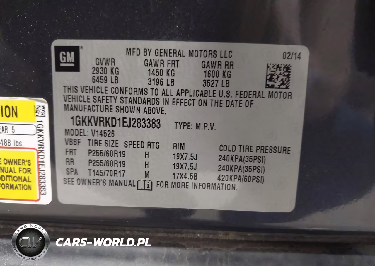2014 GMC Acadia Slt-1 VIN:1GKKVRKD1EJ283383 - 9