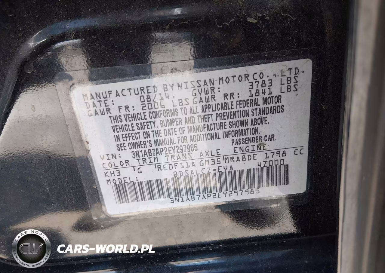 2014 Nissan Sentra S VIN:3N1AB7AP2EY297985 - 9