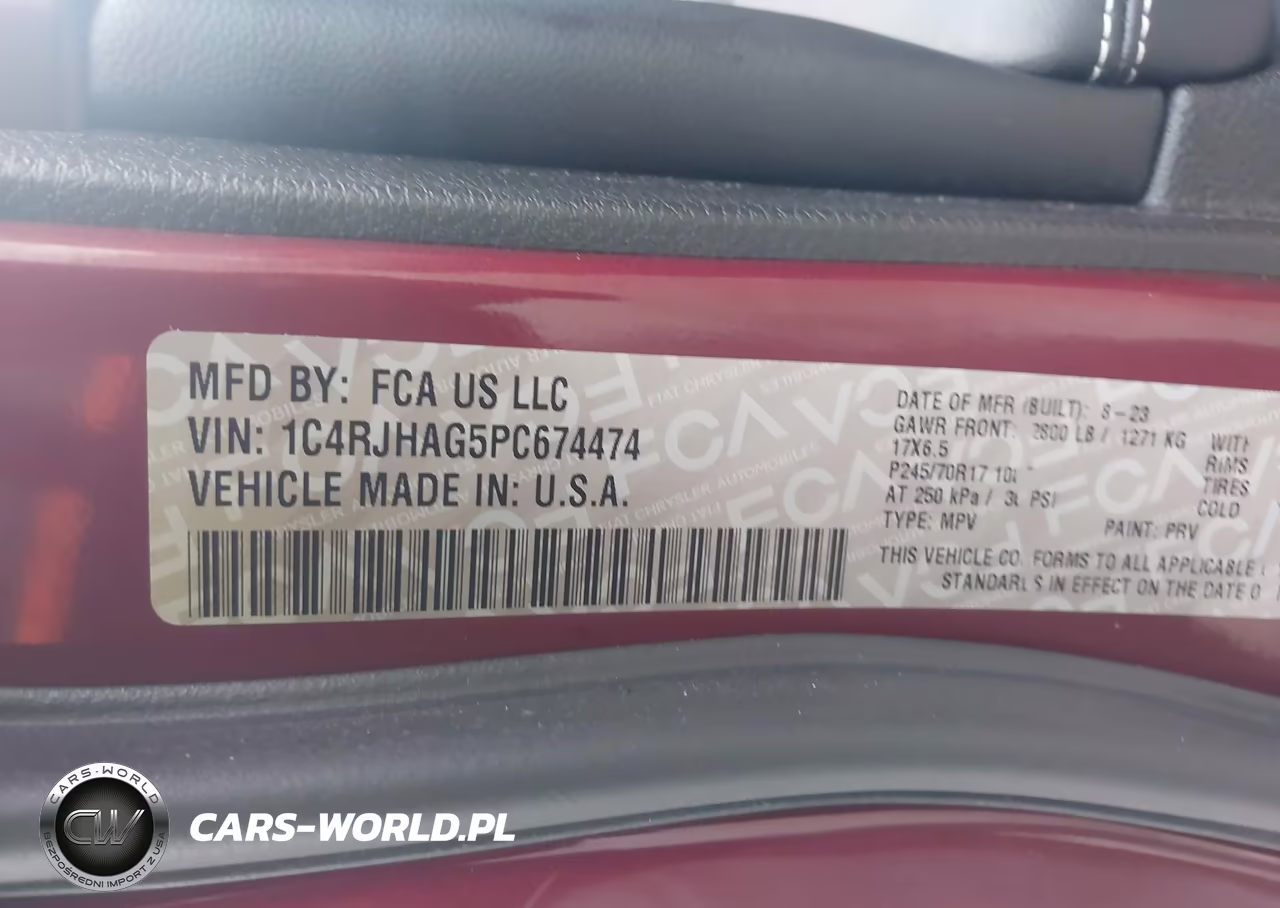 2023 Jeep Grand Cherokee Laredo 4X4 VIN:1C4RJHAG5PC674474 - 9