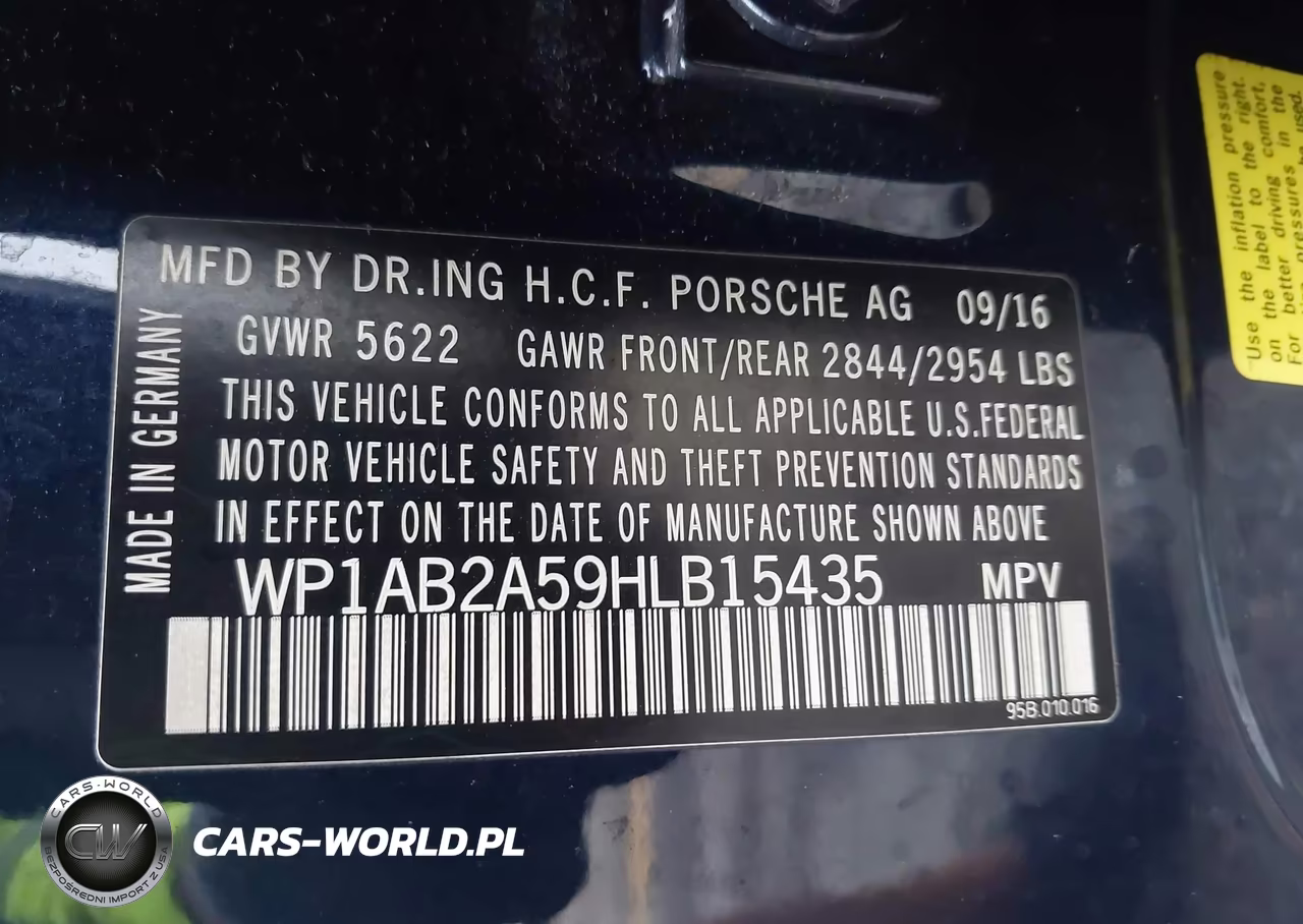 2017 Porsche Macan S VIN:WP1AB2A59HLB15435 - 9