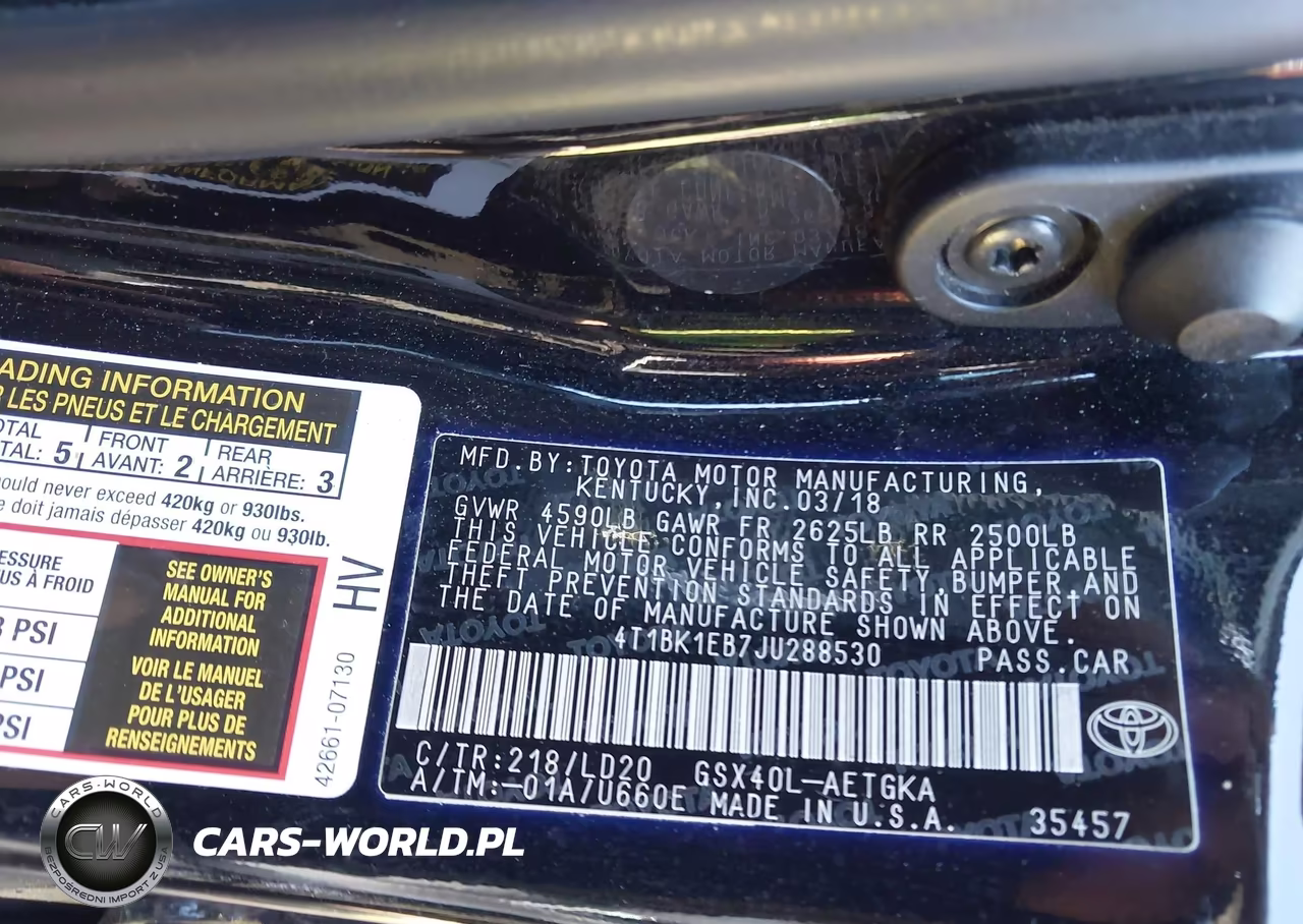 2018 Toyota Avalon Xle VIN:4T1BK1EB7JU288530 - 9