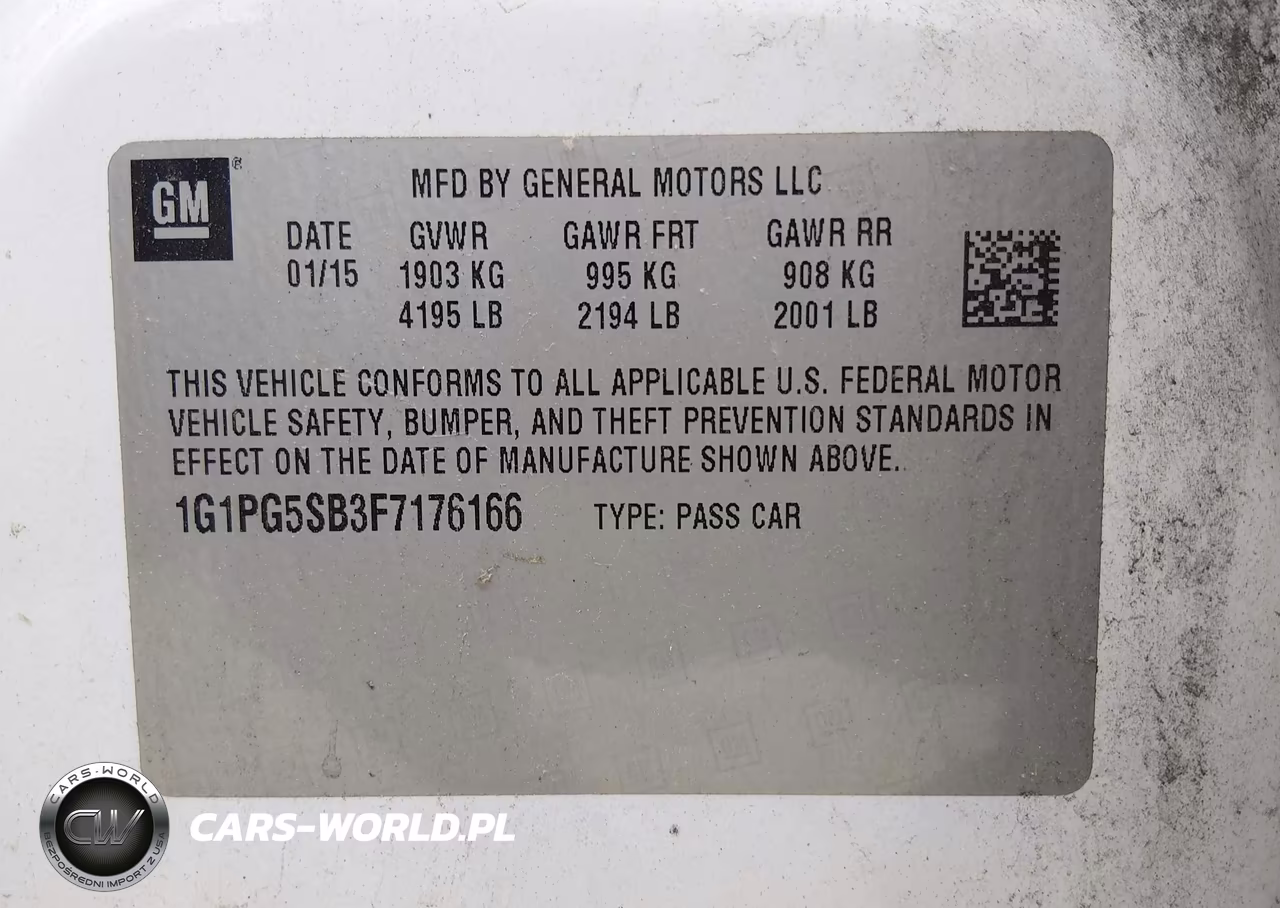 2015 Chevrolet Cruze Ltz VIN:1G1PG5SB3F7176166 - 9