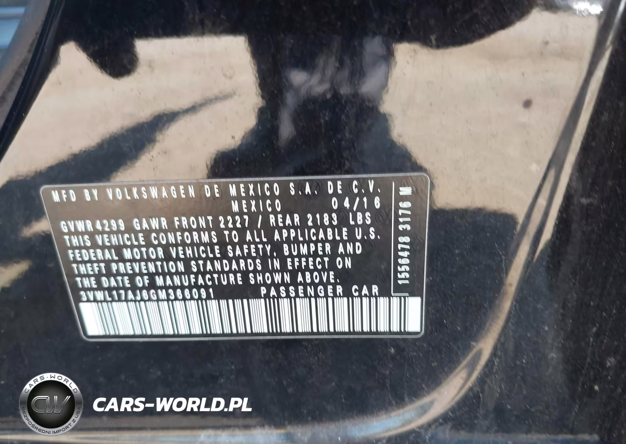 2016 Volkswagen Jetta 1.8T Sel VIN:3VWL17AJ6GM366091 - 9