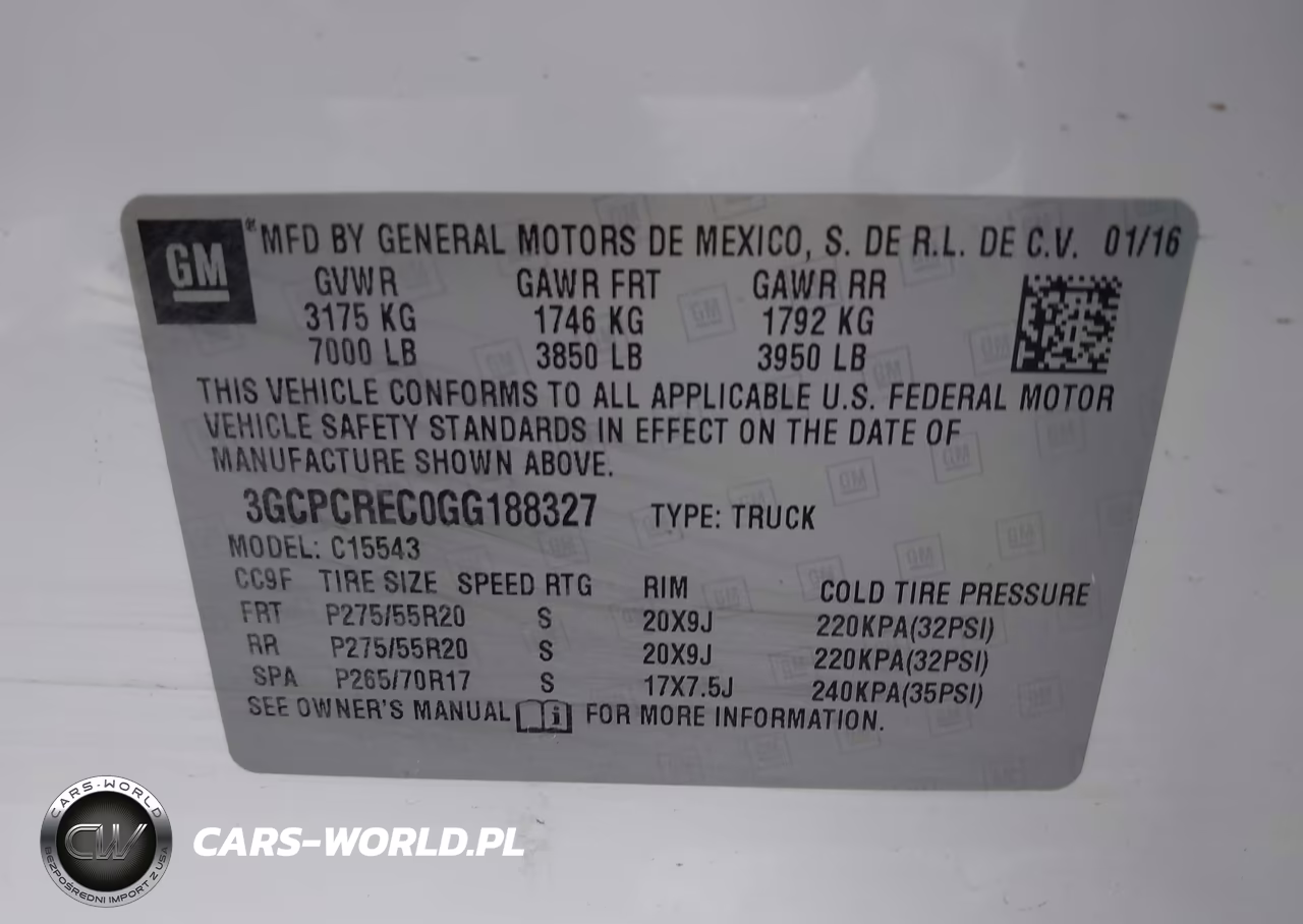 2016 Chevrolet Silverado 1500 1Lt VIN:3GCPCREC0GG188327 - 9