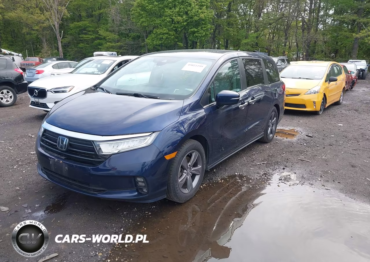 2022 Honda Odyssey Ex VIN:5FNRL6H55NB048068 - 2