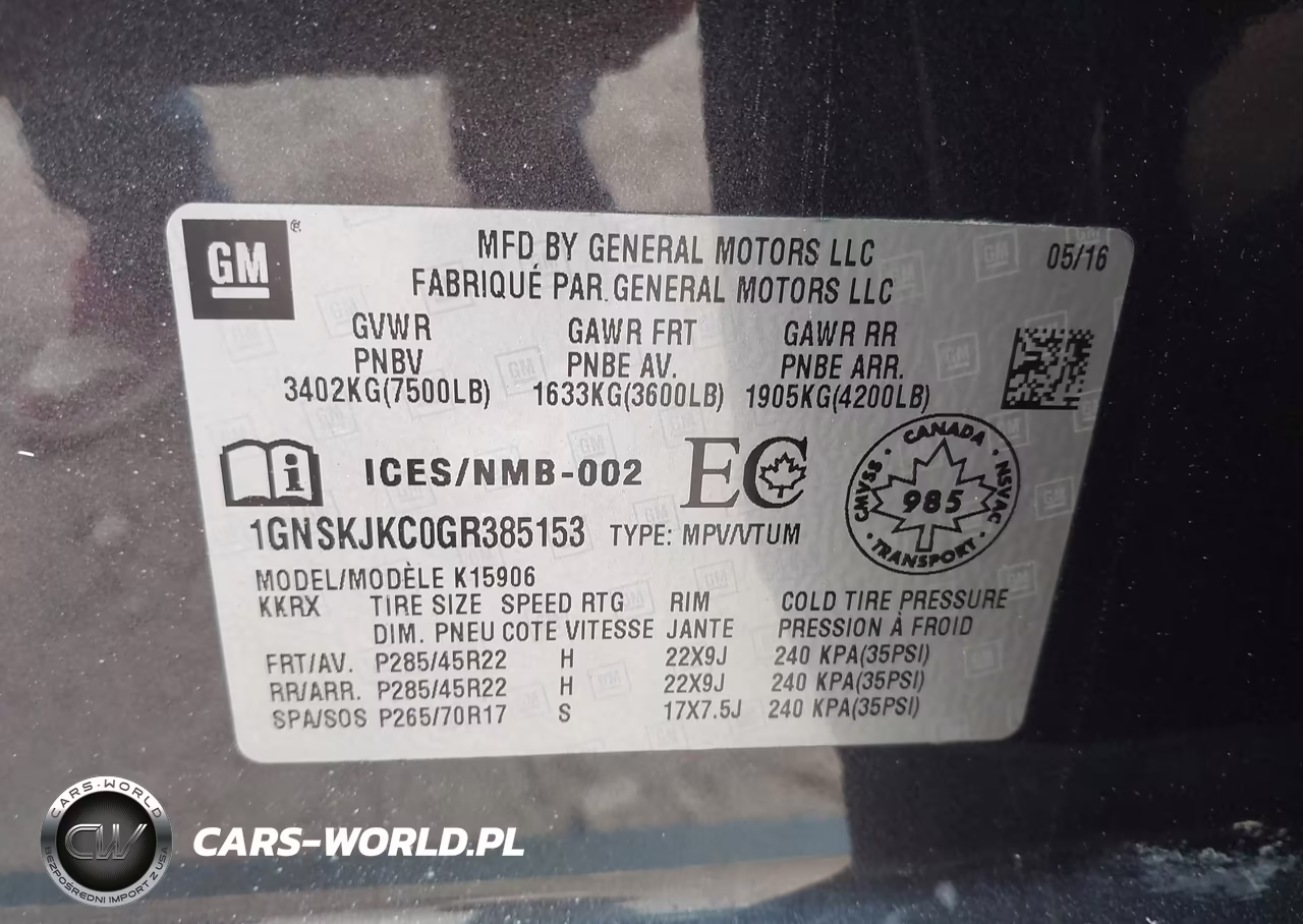 2016 Chevrolet Suburban Ltz VIN:1GNSKJKC0GR385153 - 9