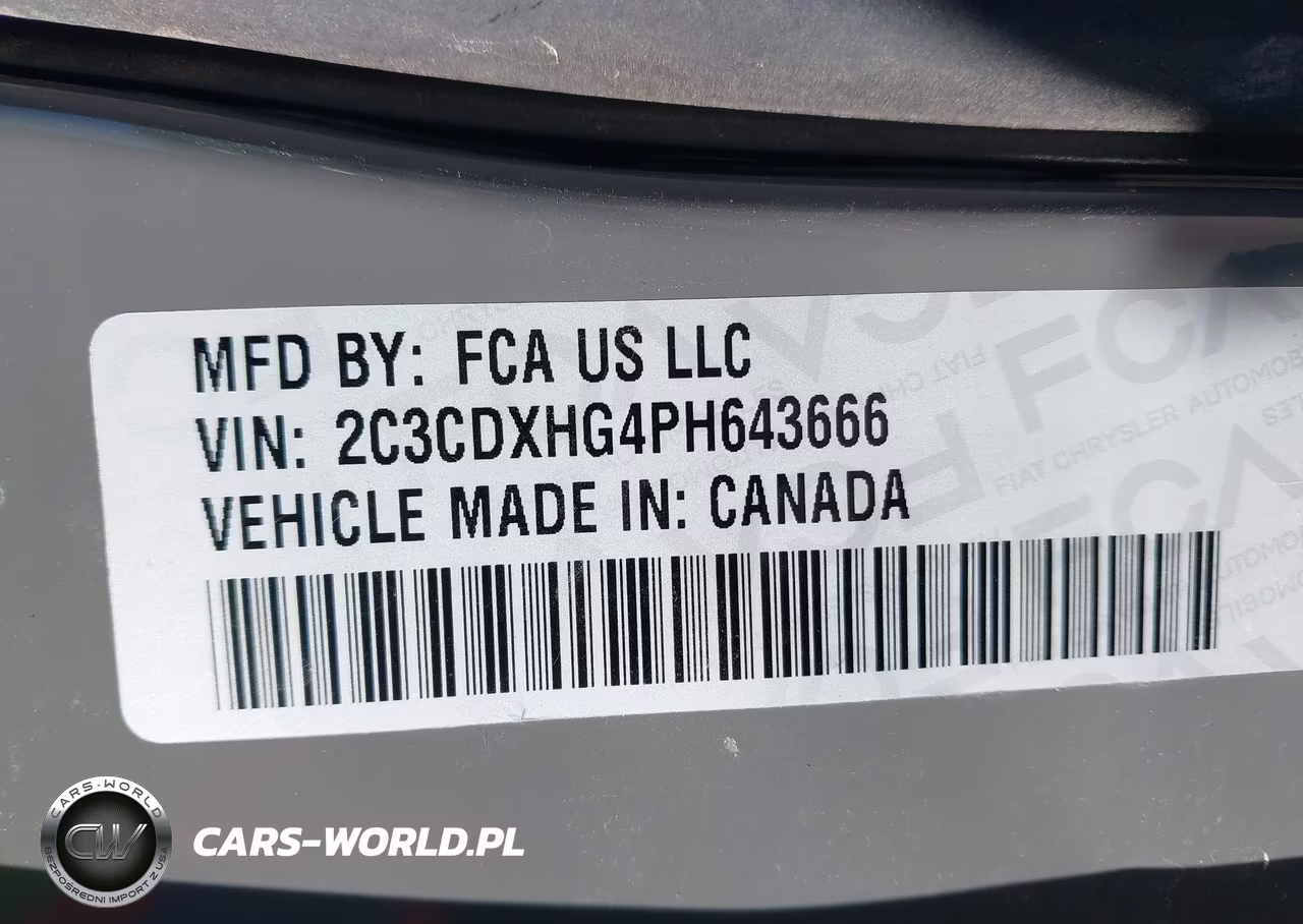 2023 Dodge Charger Gt VIN:2C3CDXHG4PH643666 - 9