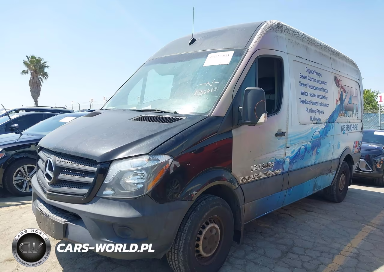 2016 Mercedes-Benz Sprinter 2500 Normal Roof VIN:WD3PE7DD9GP181617 - 2