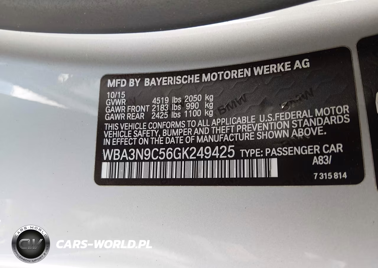 2016 BMW 428I xDrive VIN:WBA3N9C56GK249425 - 9