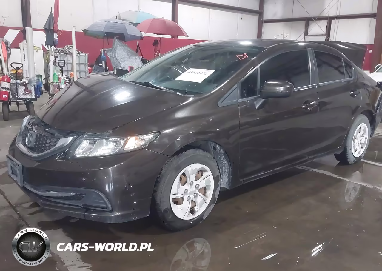 2014 Honda Civic Lx VIN:2HGFB2F59EH539725 - 2