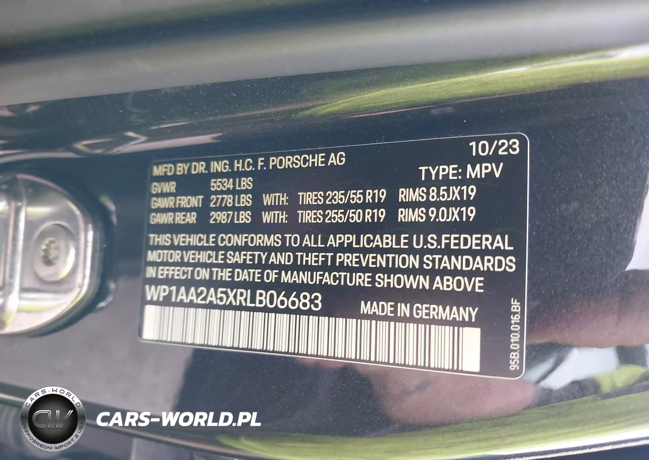 2024 Porsche Macan T VIN:WP1AA2A5XRLB06683 - 9