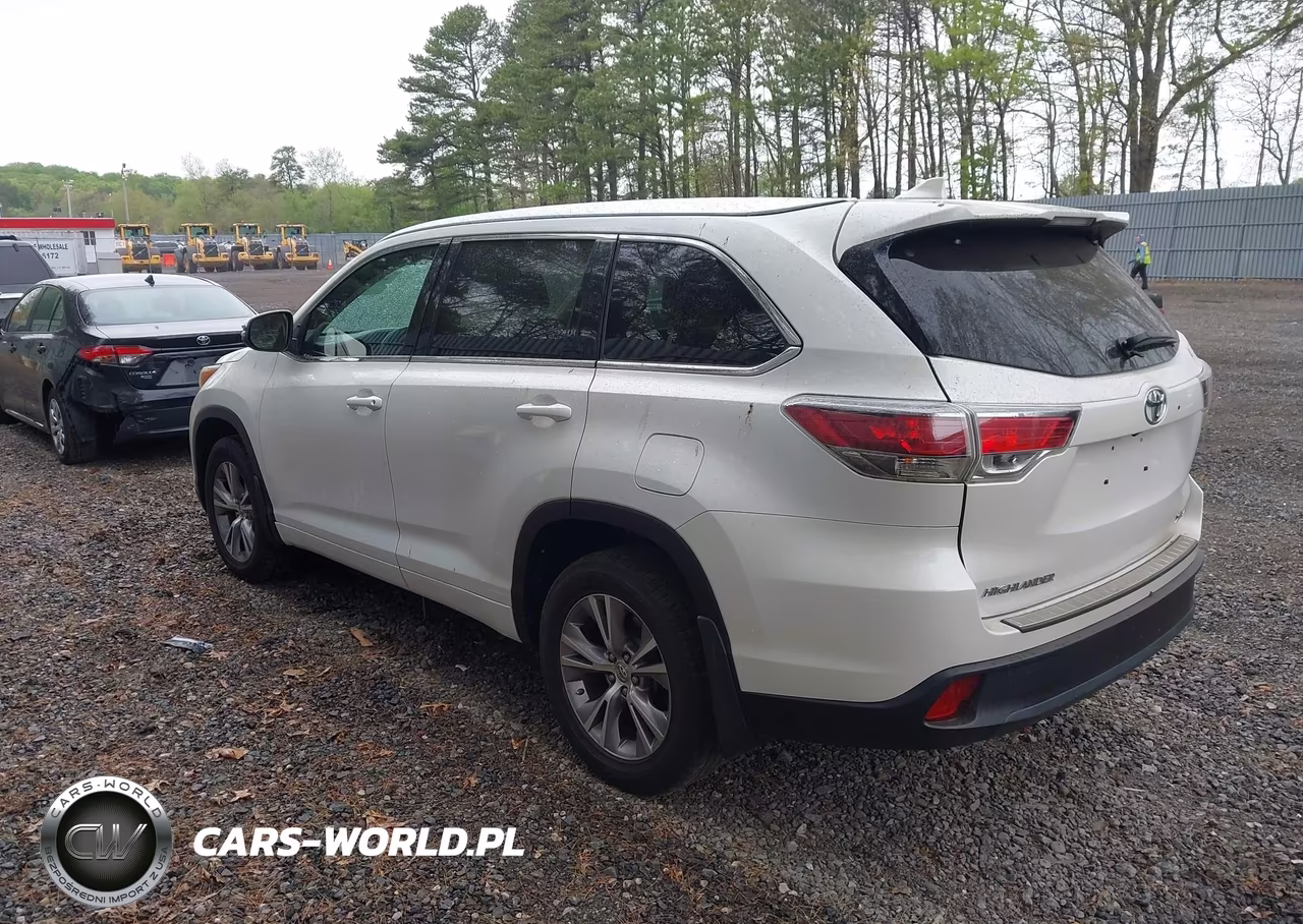 2015 Toyota Highlander Xle V6 VIN:5TDJKRFH2FS167823 - 3
