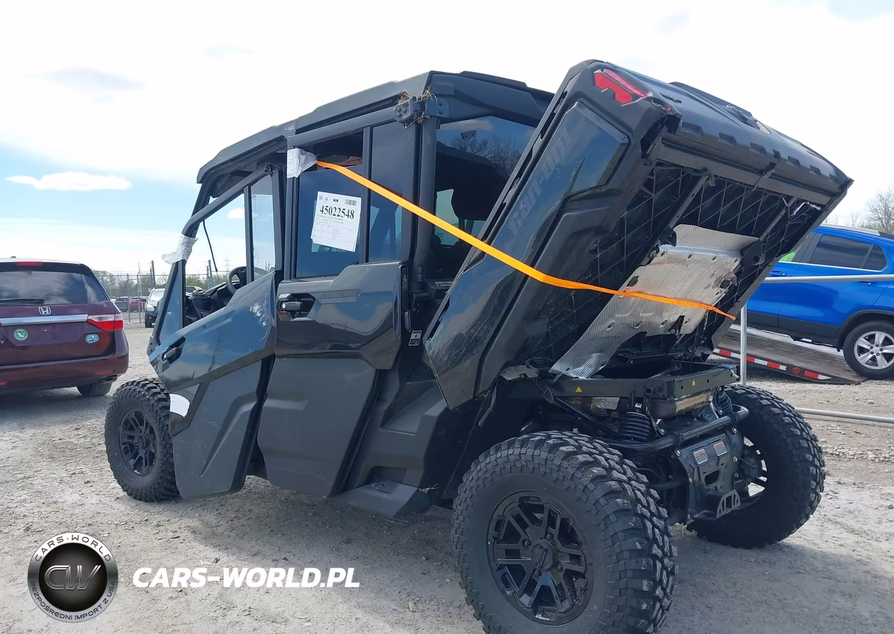 2025 Can-Am Defender Max Limited Cab Hd10-Lone Star Hd10 VIN:3JBUUAX44SK018598 - 3