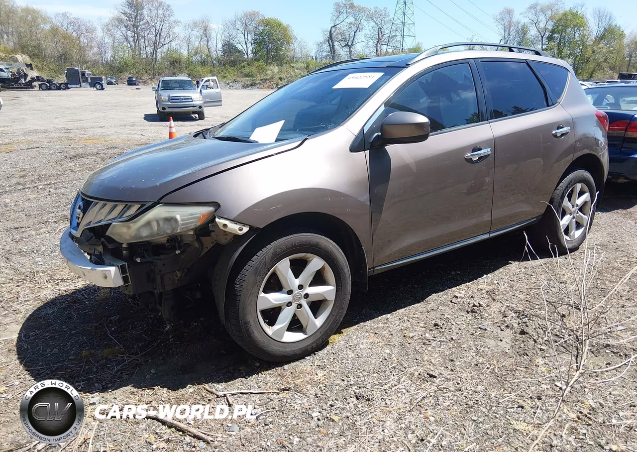 2009 Nissan Murano Sl VIN:JN8AZ18W79W151490 - 2