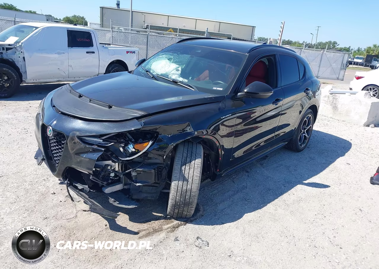 2022 Alfa Romeo Stelvio Veloce Ti Awd VIN:ZASPAKBN1N7D28615 - 2