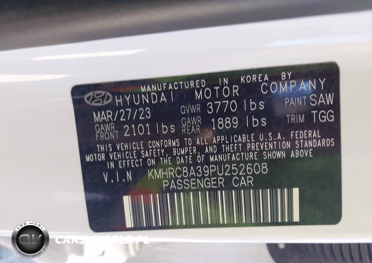 2023 Hyundai Venue Sel VIN:KMHRC8A39PU252608 - 9