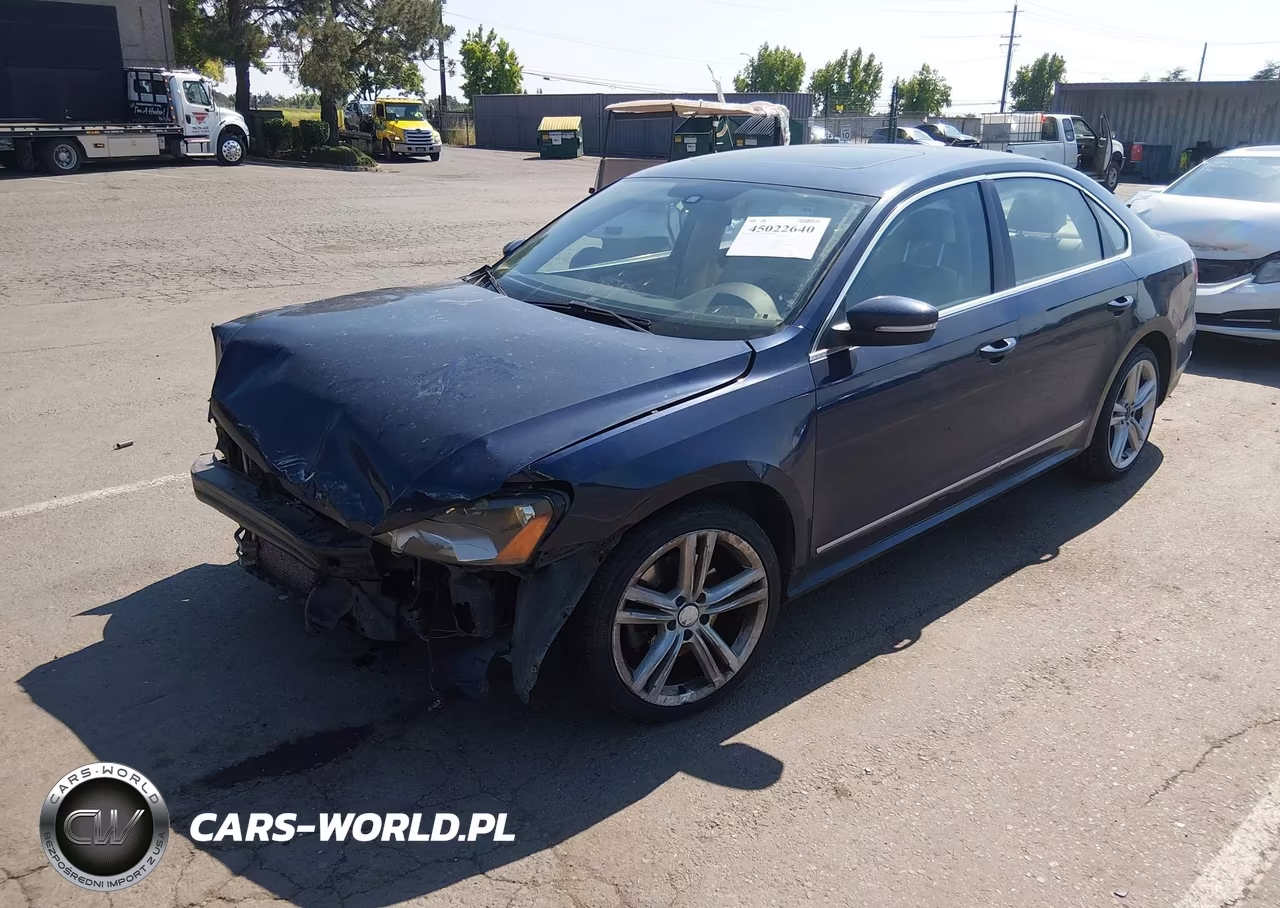 2015 Volkswagen Passat 2.0L Tdi Se VIN:1VWBV7A37FC057117 - 2