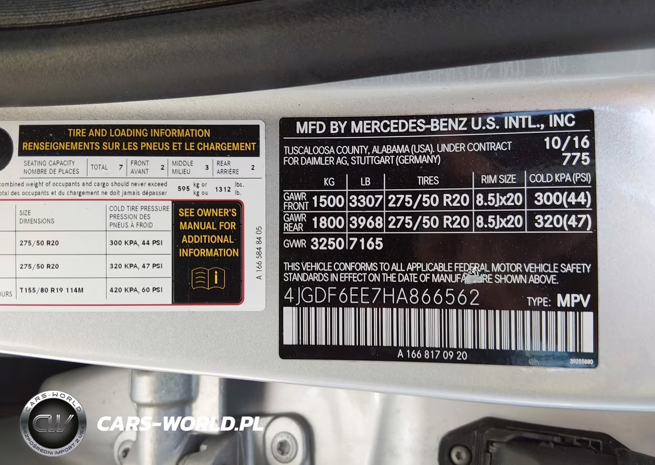 2017 Mercedes-Benz Gls 450 4Matic VIN:4JGDF6EE7HA866562 - 9