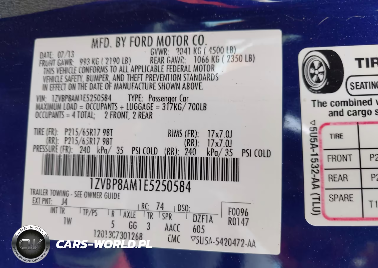 2014 Ford Mustang V6 VIN:1ZVBP8AM1E5250584 - 9