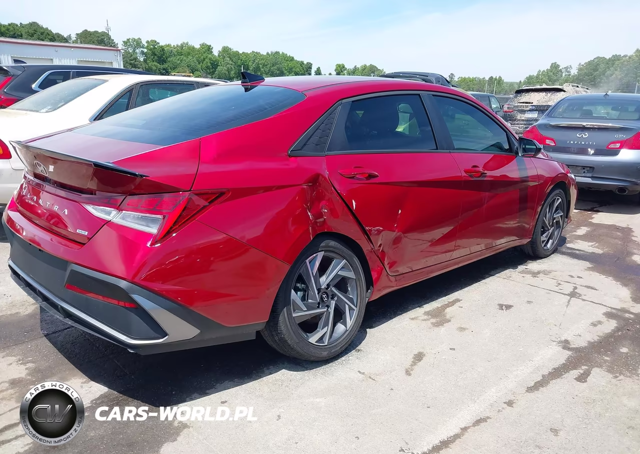 2025 Hyundai Elantra Hybrid Sel Sport VIN:KMHLM4DJ7SU122891 - 4