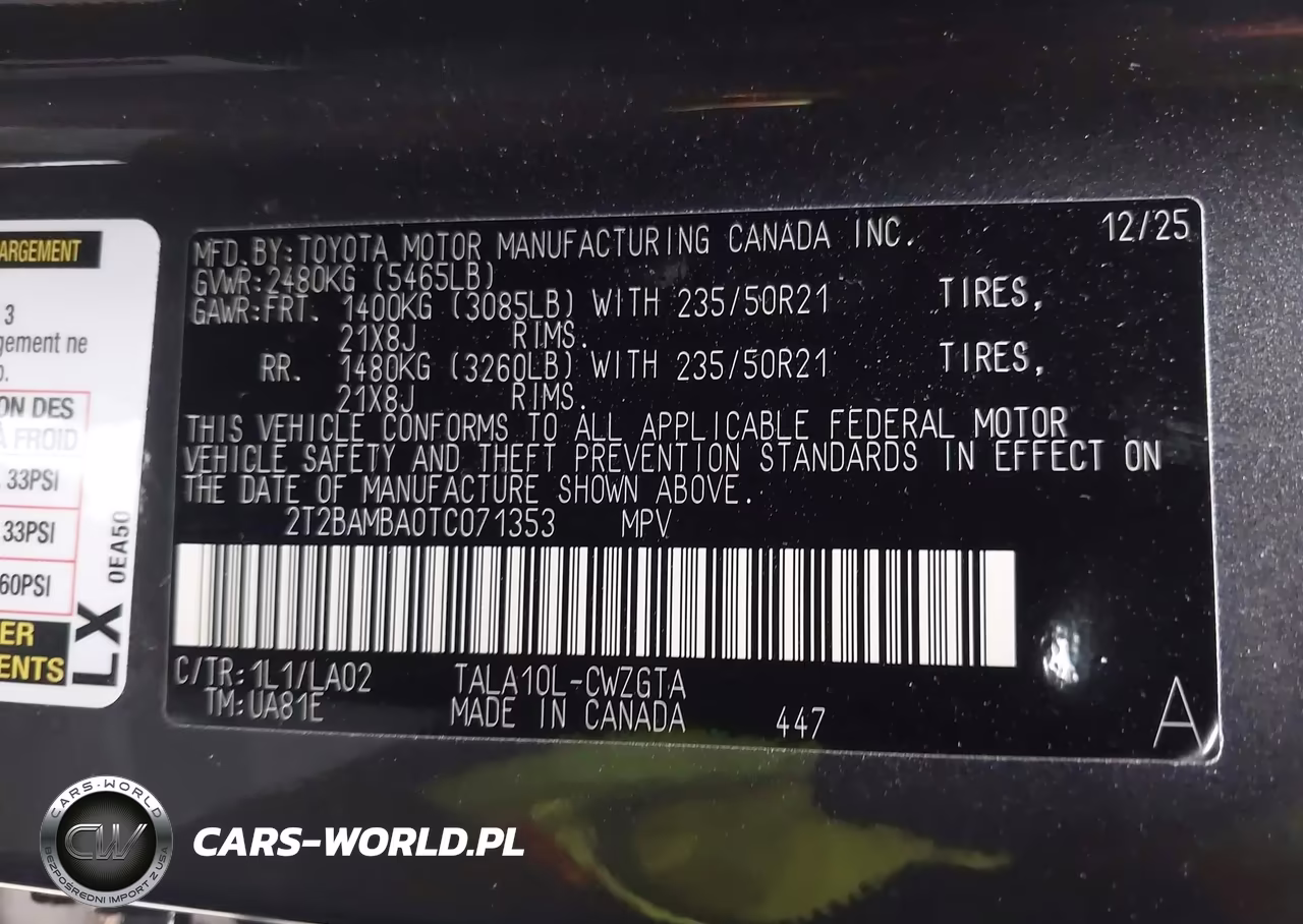 2026 Lexus Rx 350 Luxury VIN:2T2BAMBA0TC071353 - 9