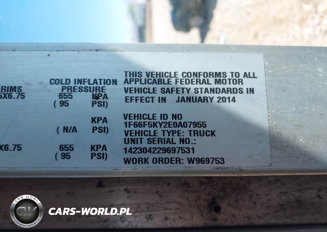 2014 Ford F-59 Commercial Stripped VIN:1F66F5KY2E0A07955 - 8