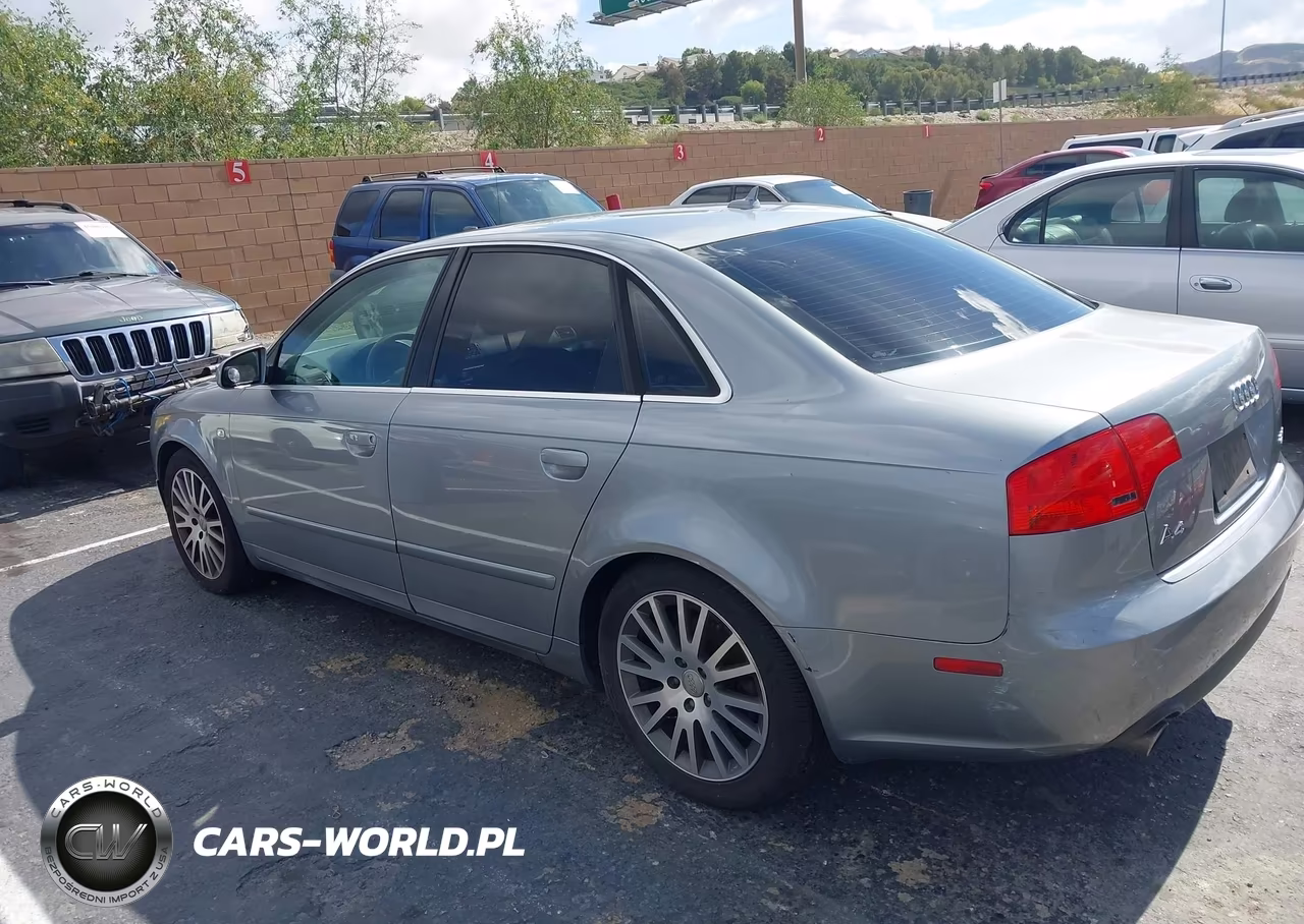 2007 Audi A4 2.0T VIN:WAUDF78E57A058955 - 3