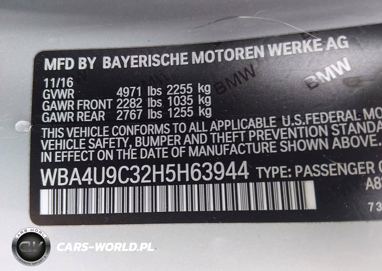 2017 BMW 430I xDrive VIN:WBA4U9C32H5H63944 - 9