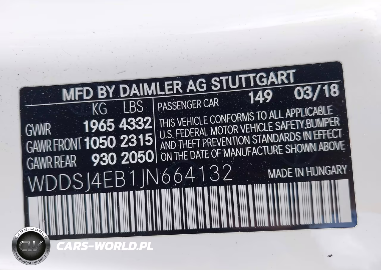 2018 Mercedes-Benz Cla 250 VIN:WDDSJ4EB1JN664132 - 9