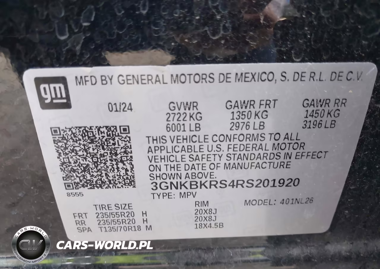 2024 Chevrolet Blazer Awd Rs VIN:3GNKBKRS4RS201920 - 9