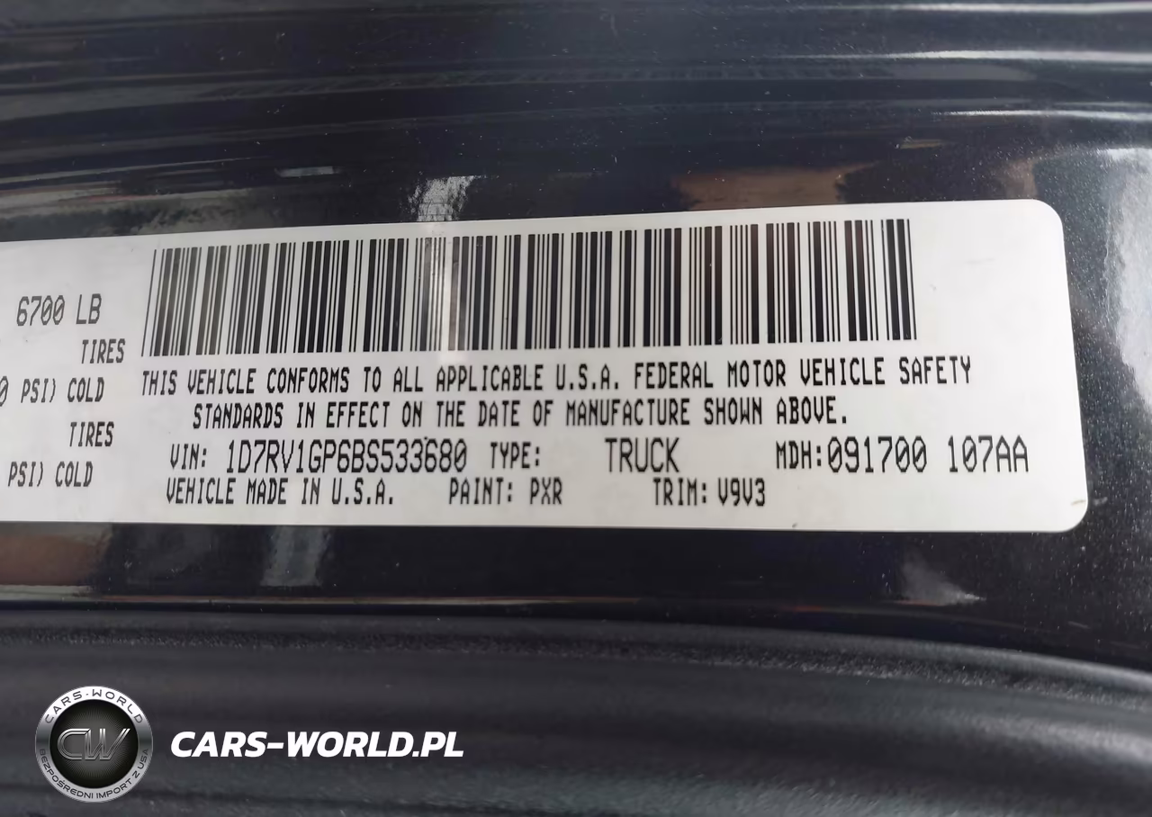 2011 Ram Ram 1500 Slt VIN:1D7RV1GP6BS533680 - 9