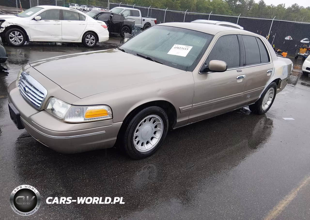 2001 Ford Crown Victoria Lx VIN:2FAFP74WX1X103139 - 2