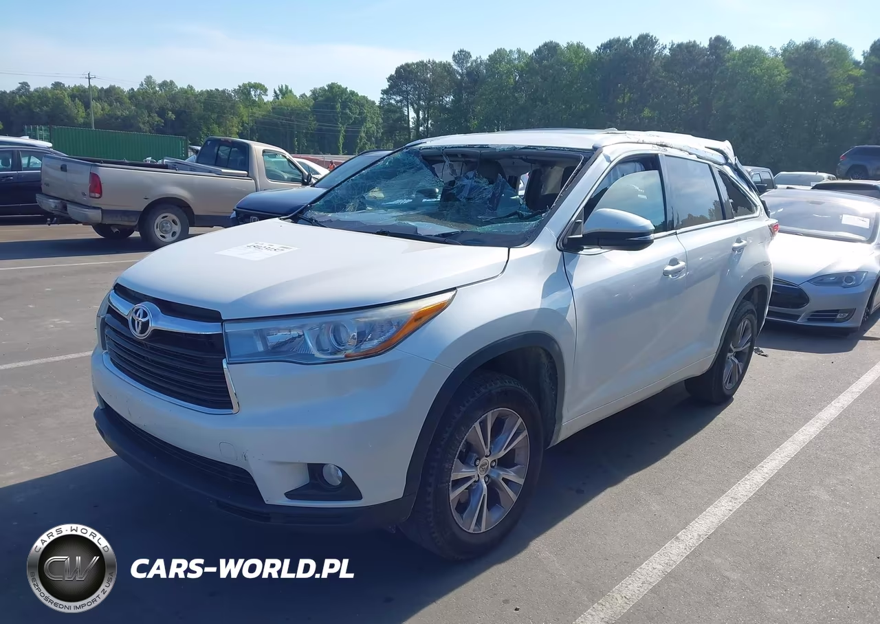 2015 Toyota Highlander Xle V6 VIN:5TDKKRFH8FS051434 - 2