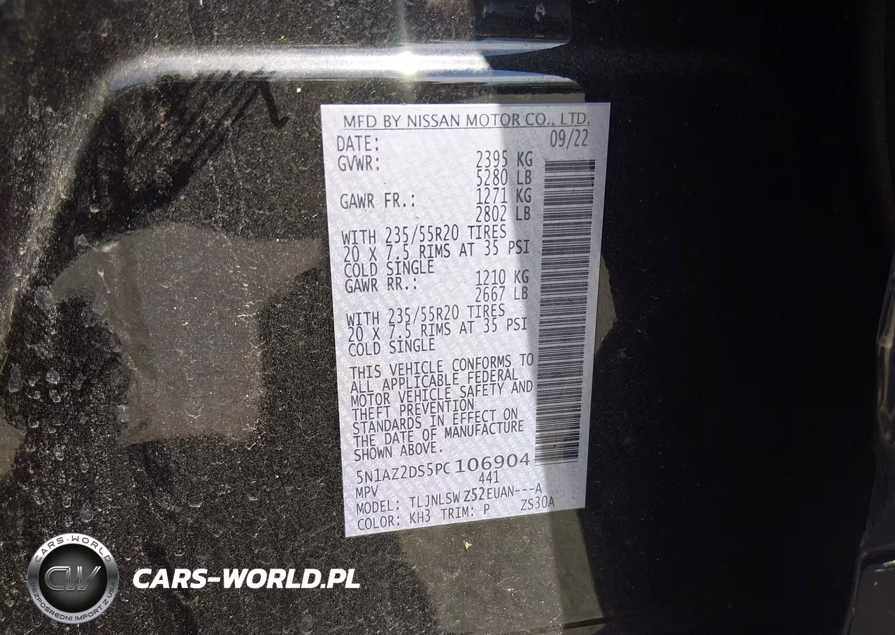 2023 Nissan Murano Platinum Intelligent Awd VIN:5N1AZ2DS5PC106904 - 9