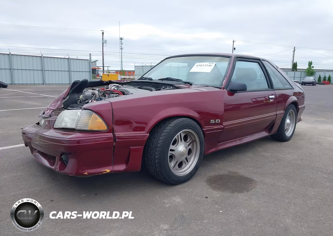 1987 Ford Mustang Gt VIN:1FABP42E0HF253337 - 2