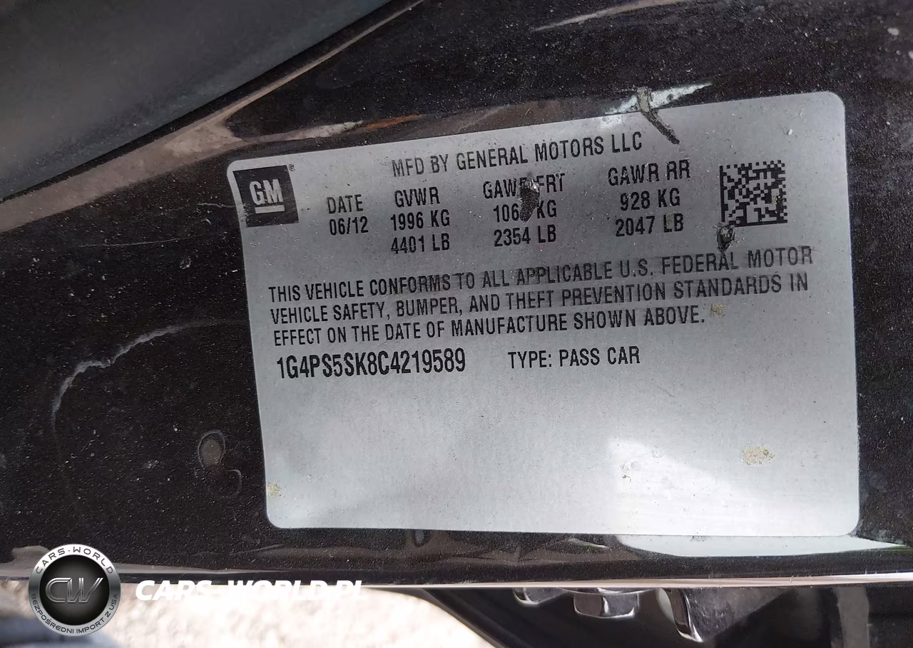 2012 Buick Verano Leather Group VIN:1G4PS5SK8C4219589 - 9