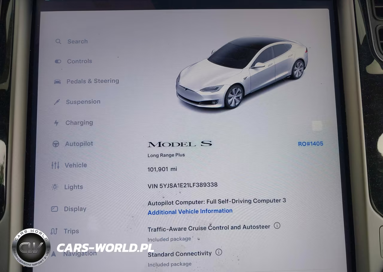 2020 Tesla Model S Long Range Dual Motor All-Wheel Drive-Long Range Plus Dual Motor All-Wheel Drive VIN:5YJSA1E21LF389338 - 7