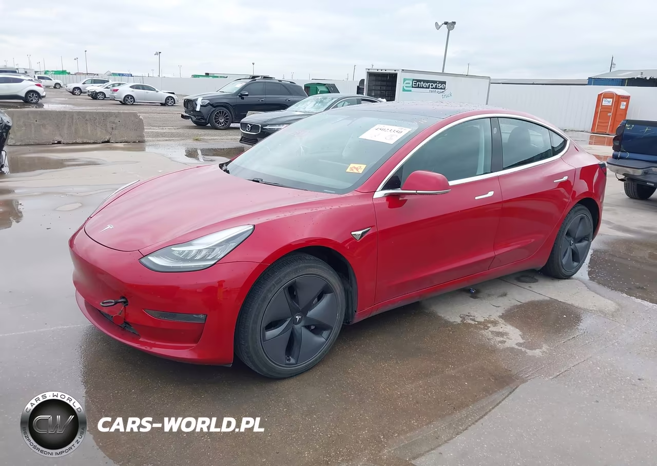 2018 Tesla Model 3 Long Range-Mid Range VIN:5YJ3E1EA7JF030718 - 2