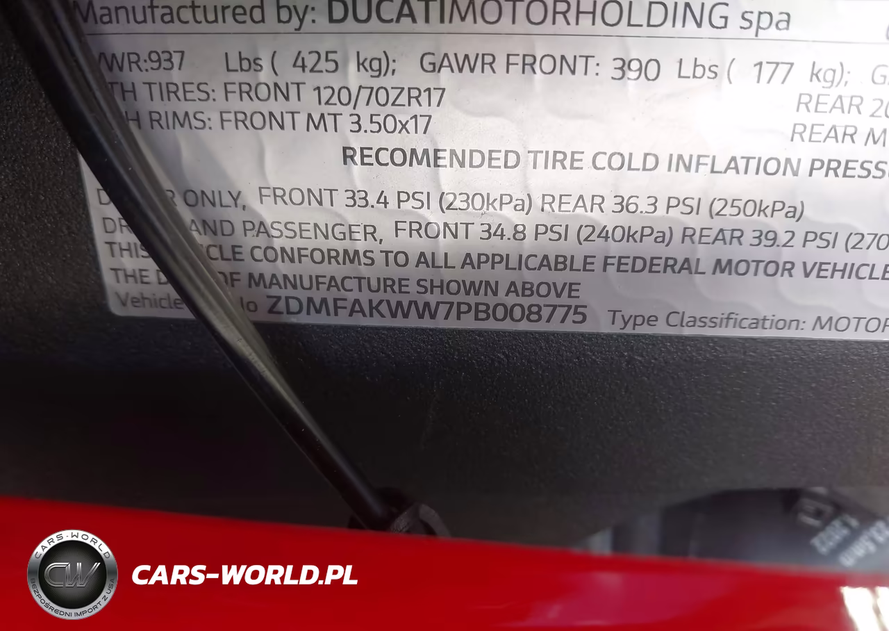 2023 Ducati Streetfighter V4-V4S VIN:ZDMFAKWW7PB008775 - 10