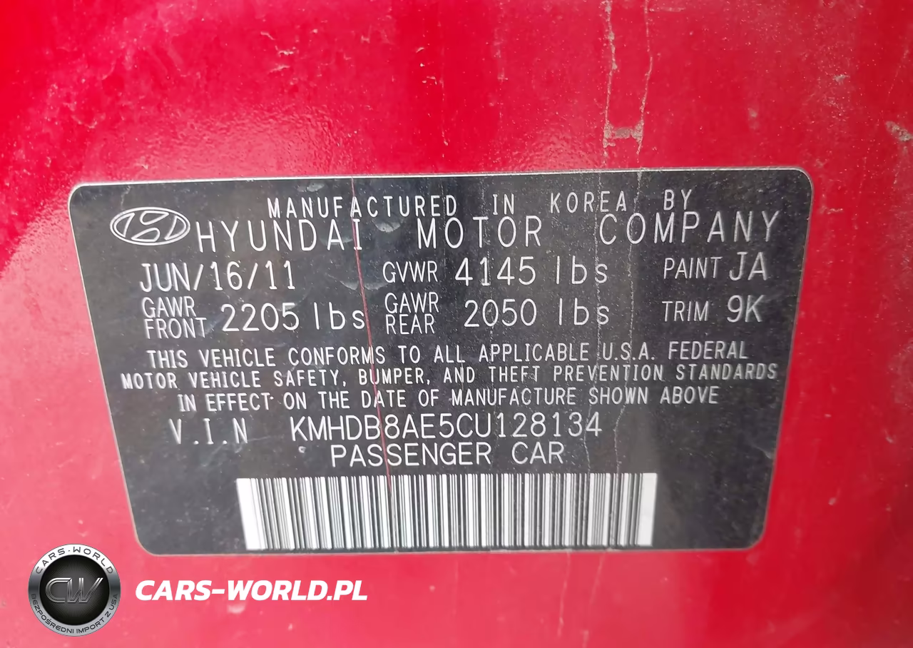 2012 Hyundai Elantra Touring Gls VIN:KMHDB8AE5CU128134 - 9