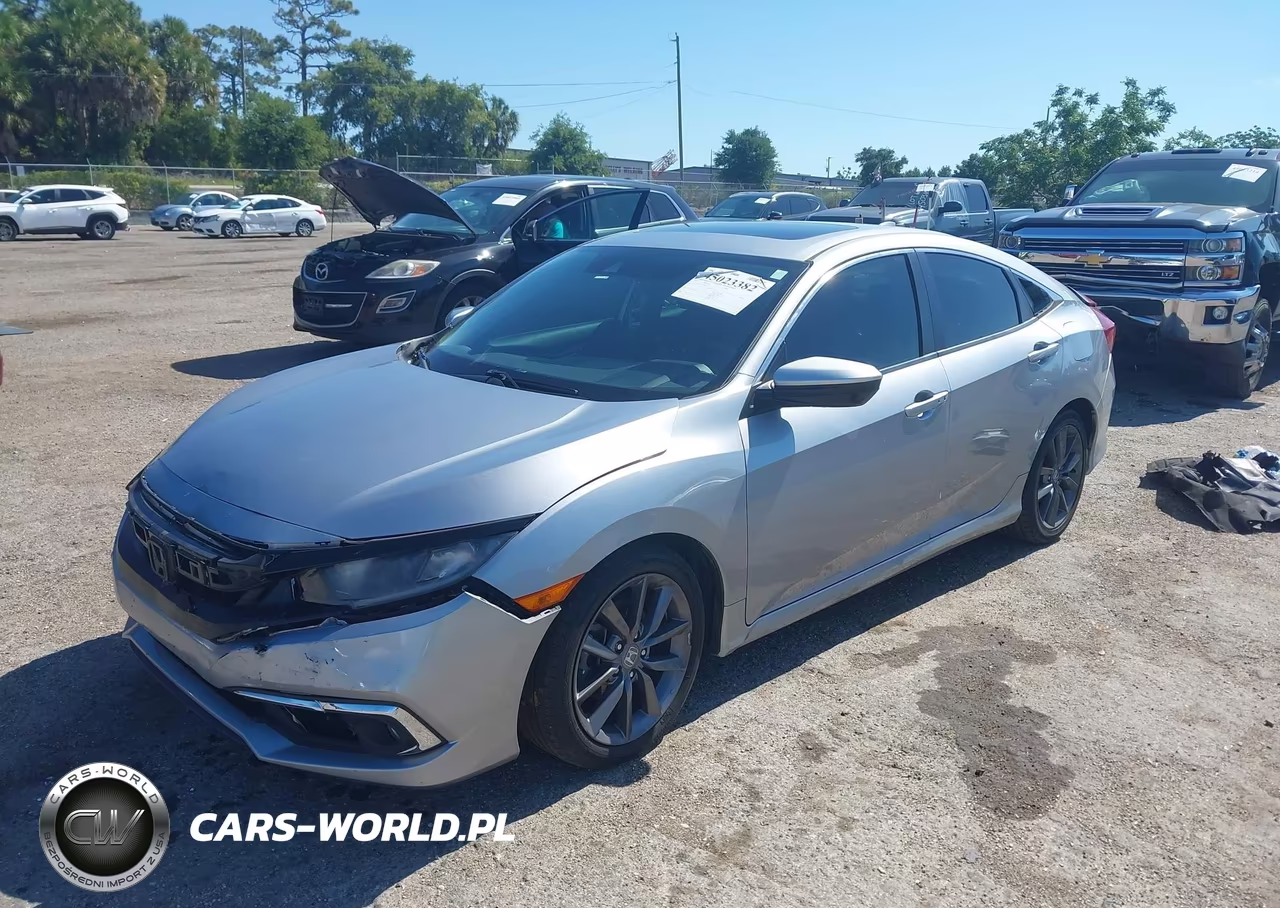 2019 Honda Civic Ex VIN:19XFC1F37KE010124 - 2