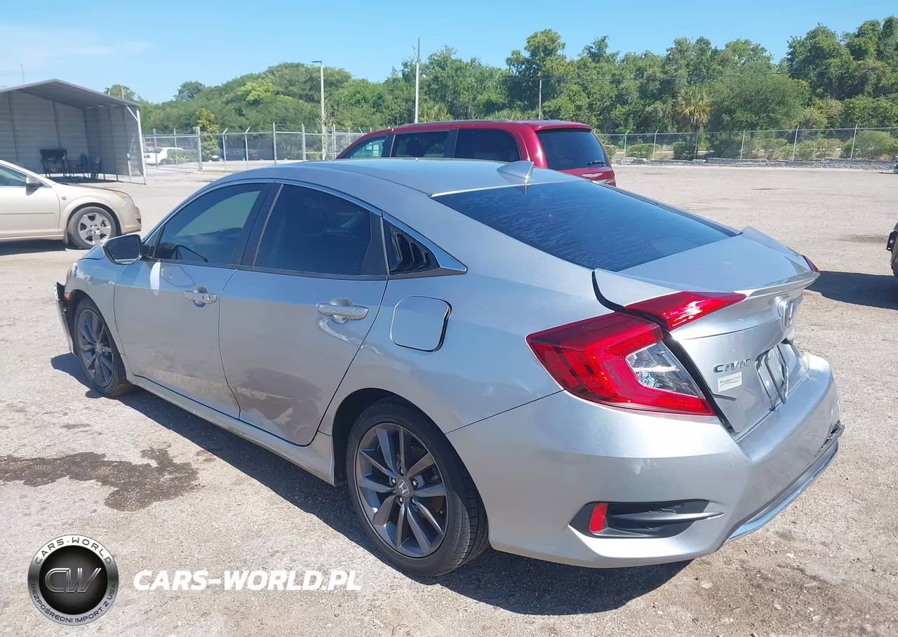 2019 Honda Civic Ex VIN:19XFC1F37KE010124 - 3