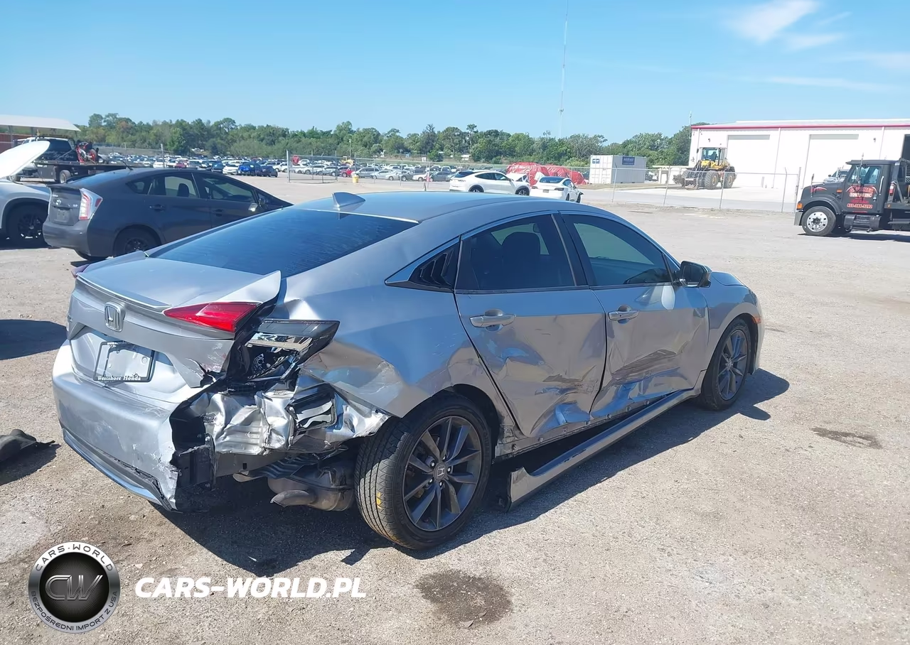 2019 Honda Civic Ex VIN:19XFC1F37KE010124 - 4