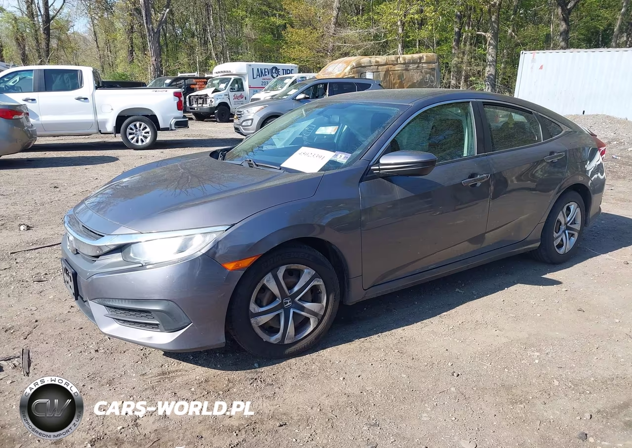 2017 Honda Civic Lx VIN:2HGFC2F55HH524124 - 2
